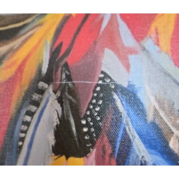 Shay B Dean "American Natives" Print Art Work Giclee On Canvas 16" X 24" Signed - Picture 3 of 8